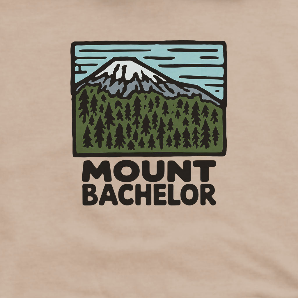 Mount Bachelor Hoodie Adventure and Outdoors Themed Hoodie
