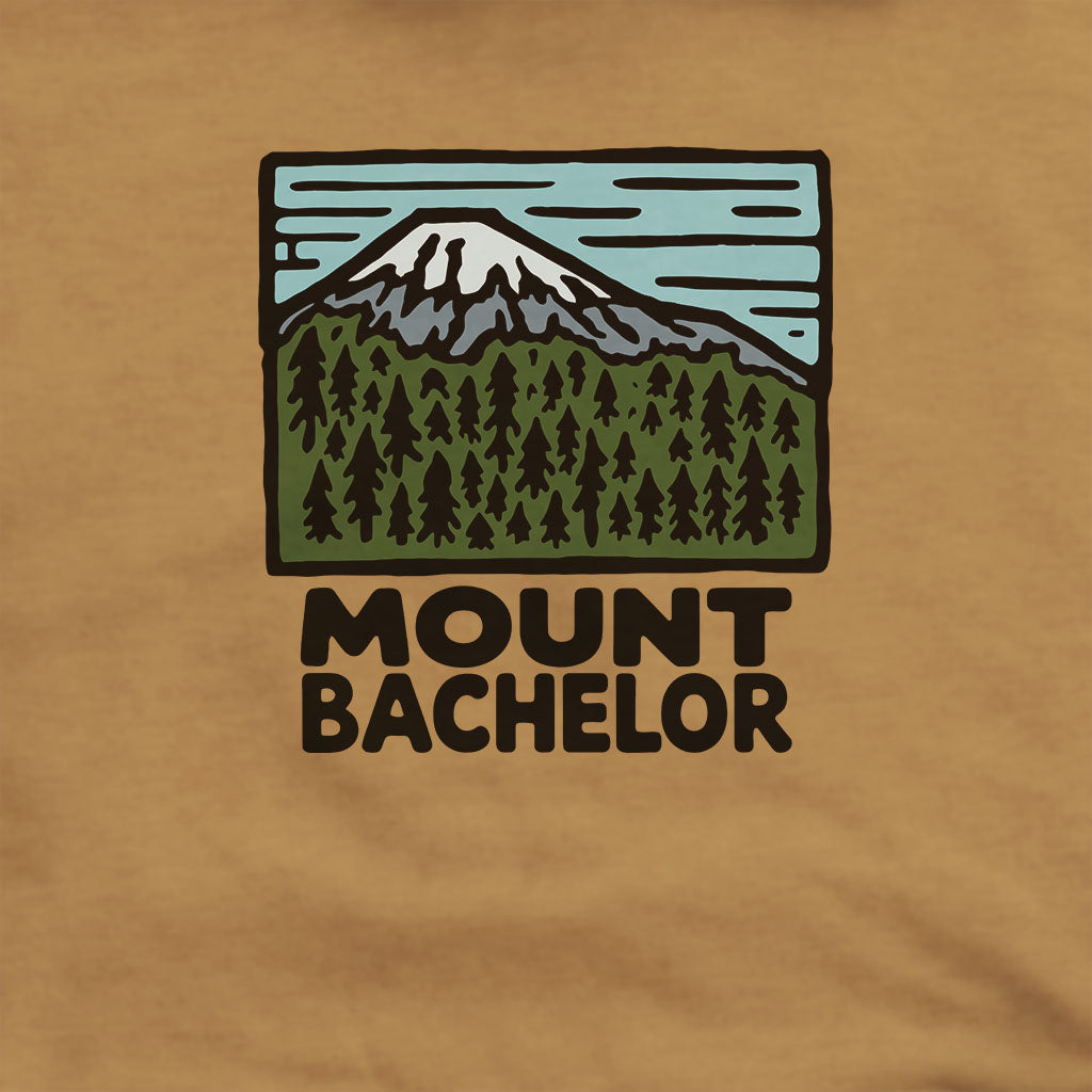 Mount Bachelor Hoodie Adventure and Outdoors Themed Hoodie