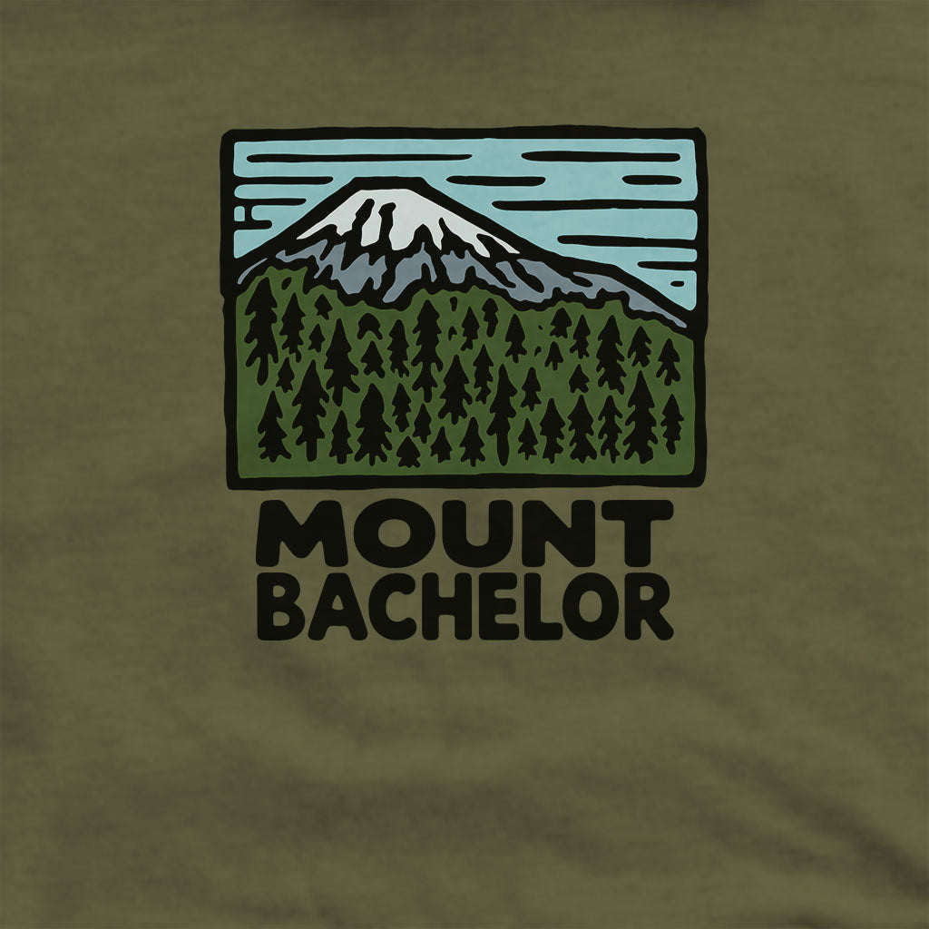Mount Bachelor Hoodie Adventure and Outdoors Themed Hoodie