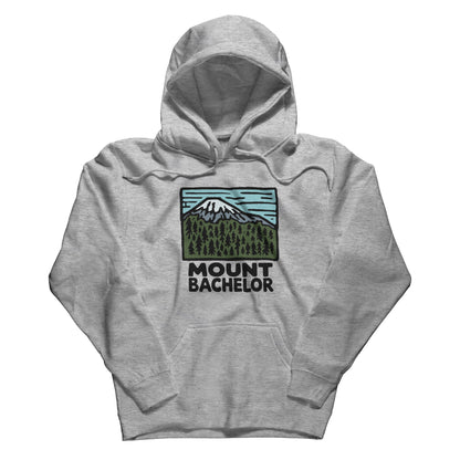 Mount Bachelor Hoodie Adventure and Outdoors Themed Hoodie