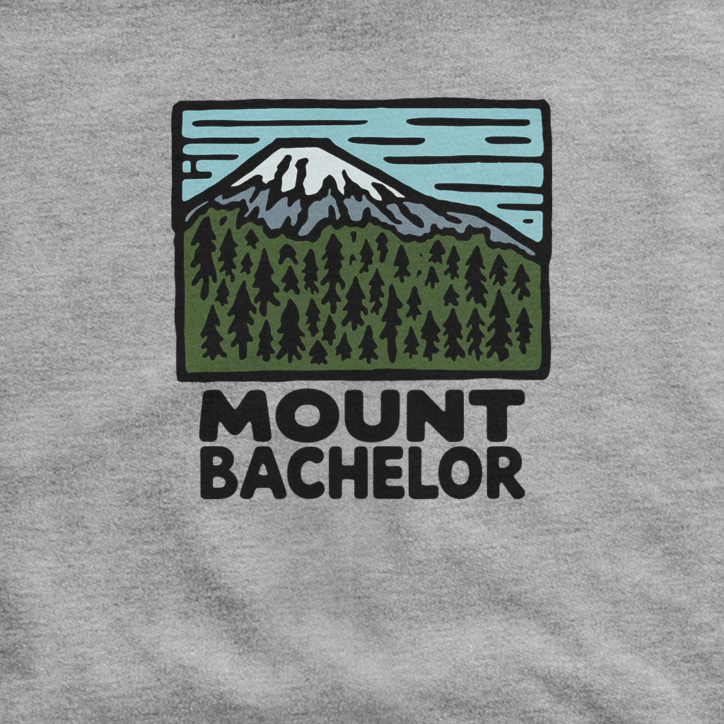 Mount Bachelor Hoodie Adventure and Outdoors Themed Hoodie