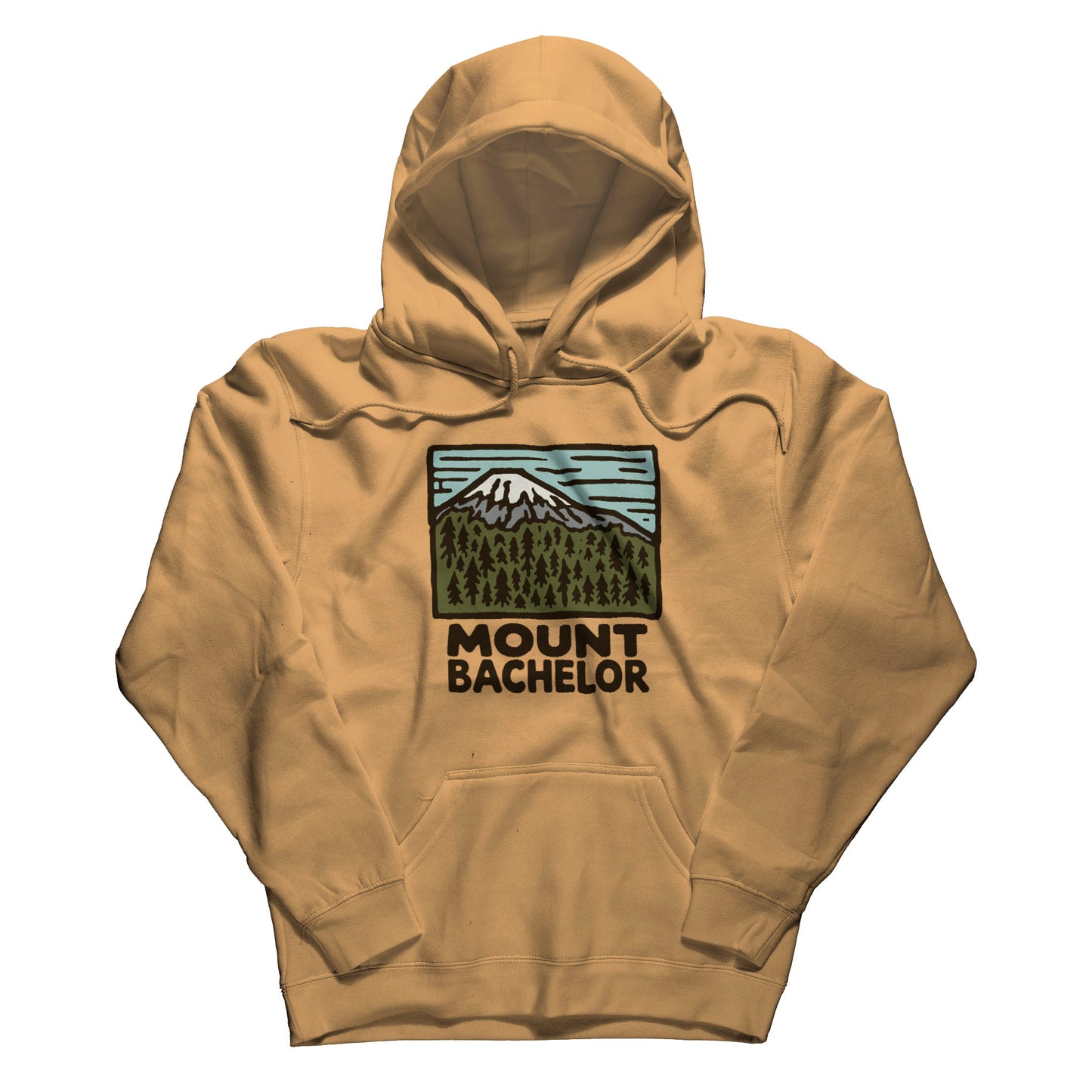 Mount Bachelor Hoodie Adventure and Outdoors Themed Hoodie