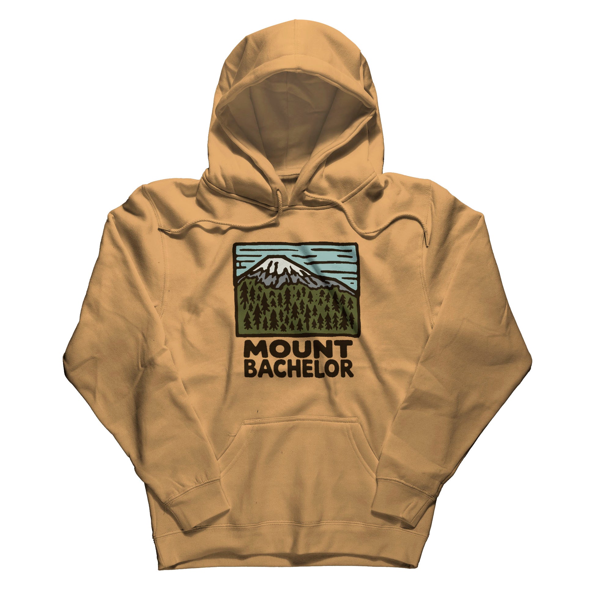 Mount Bachelor Hoodie Adventure and Outdoors Themed Hoodie