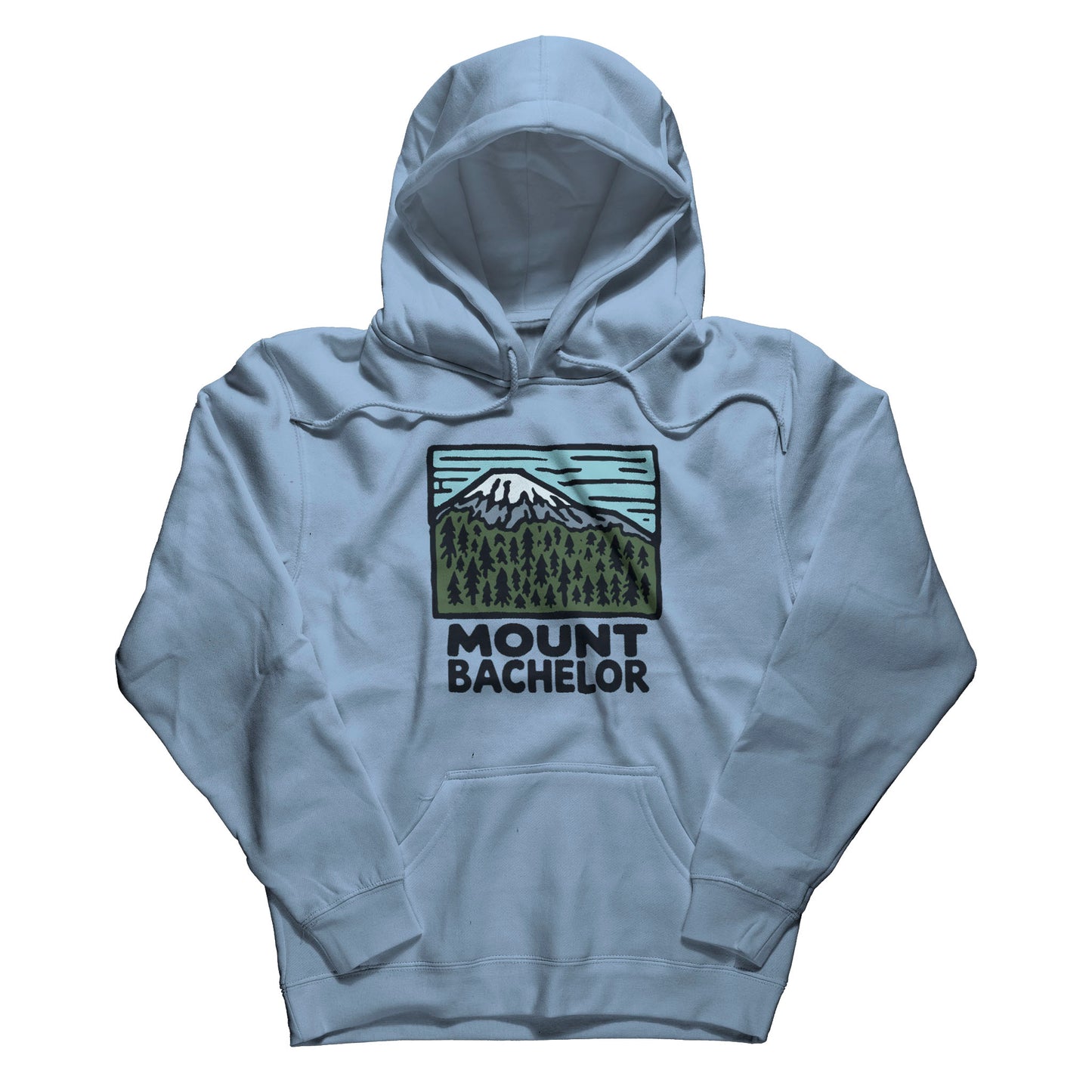 Mount Bachelor Hoodie Adventure and Outdoors Themed Hoodie