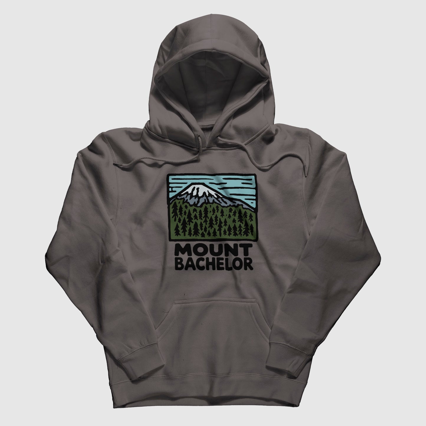 Mount Bachelor Hoodie Adventure and Outdoors Themed Hoodie