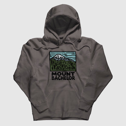 Mount Bachelor Hoodie Adventure and Outdoors Themed Hoodie