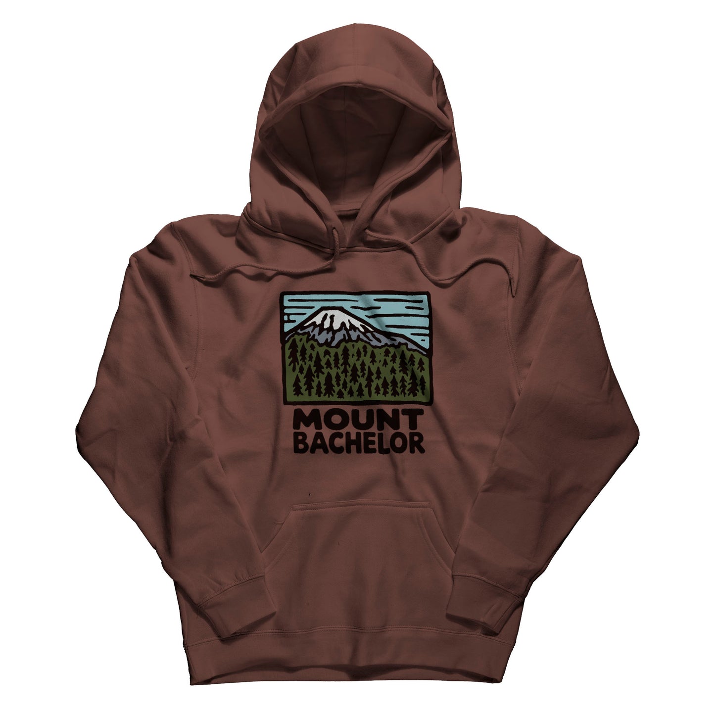 Mount Bachelor Hoodie Adventure and Outdoors Themed Hoodie
