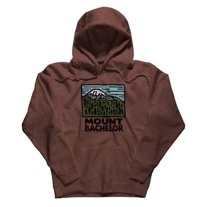 Mount Bachelor Hoodie Adventure and Outdoors Themed Hoodie