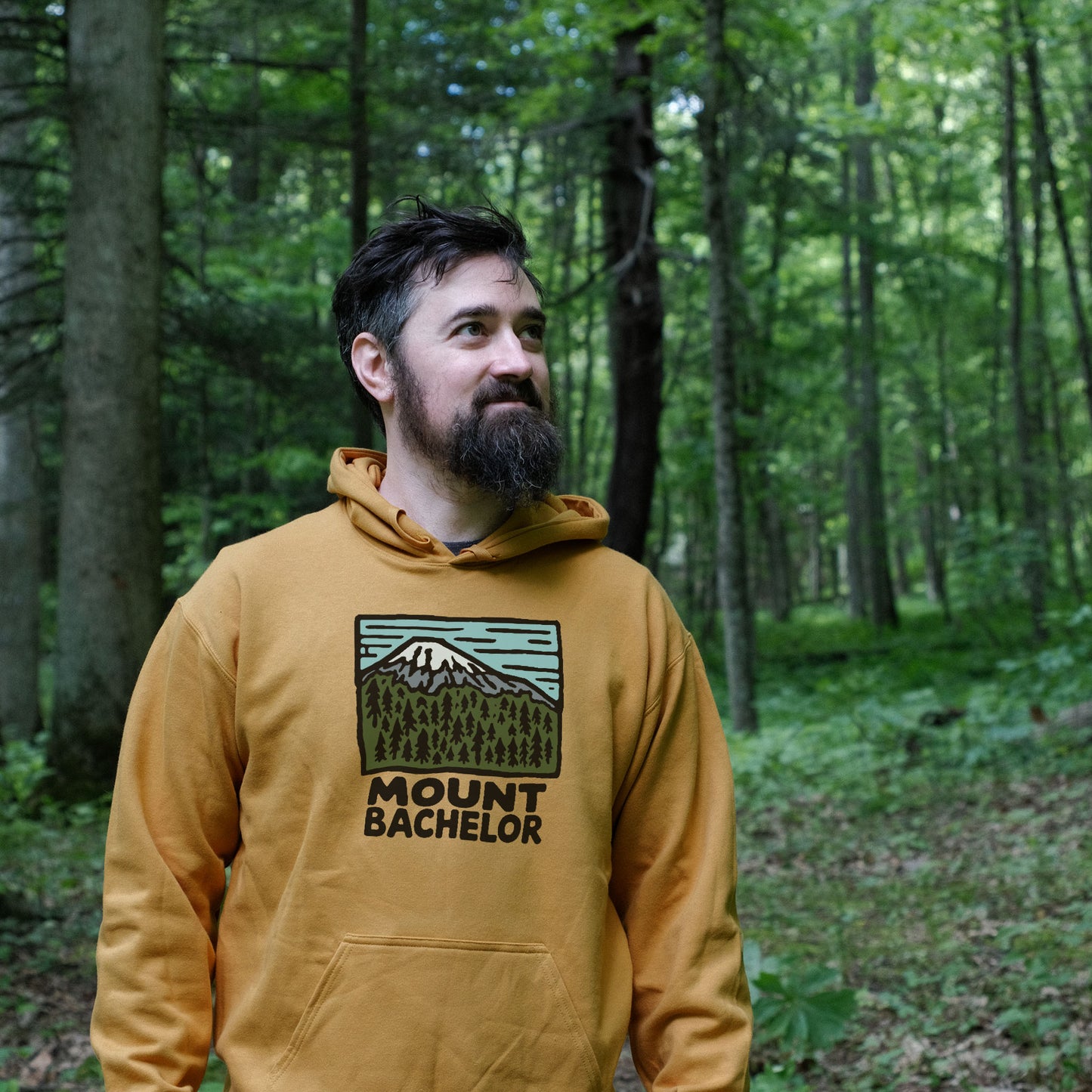 Mount Bachelor Hoodie Adventure and Outdoors Themed Hoodie