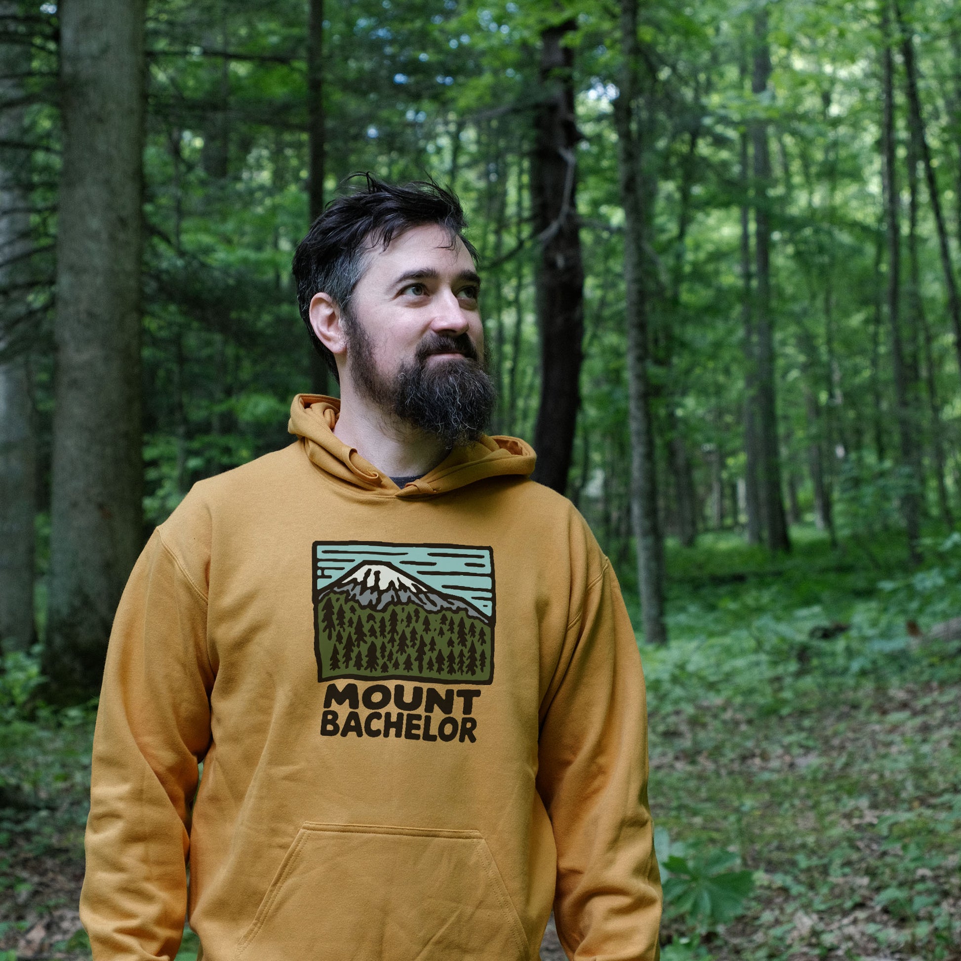 Mount Bachelor Hoodie Adventure and Outdoors Themed Hoodie