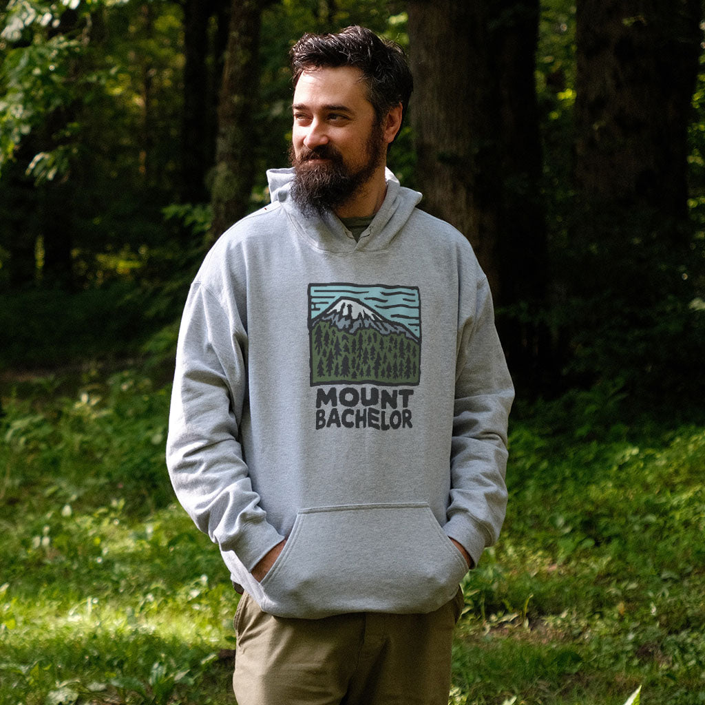 Mount Bachelor Hoodie Adventure and Outdoors Themed Hoodie