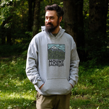 Mount Bachelor Hoodie Adventure and Outdoors Themed Hoodie