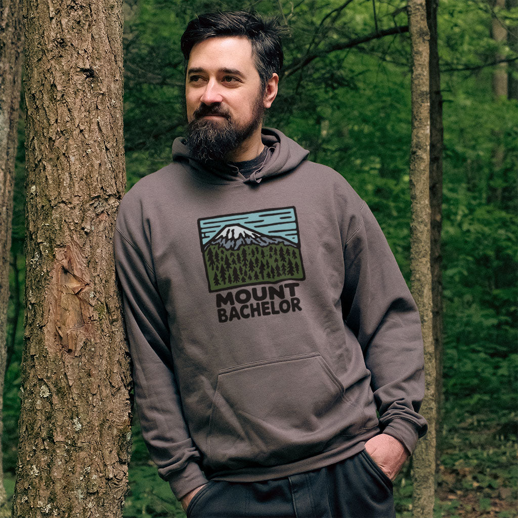 Mount Bachelor Hoodie Adventure and Outdoors Themed Hoodie
