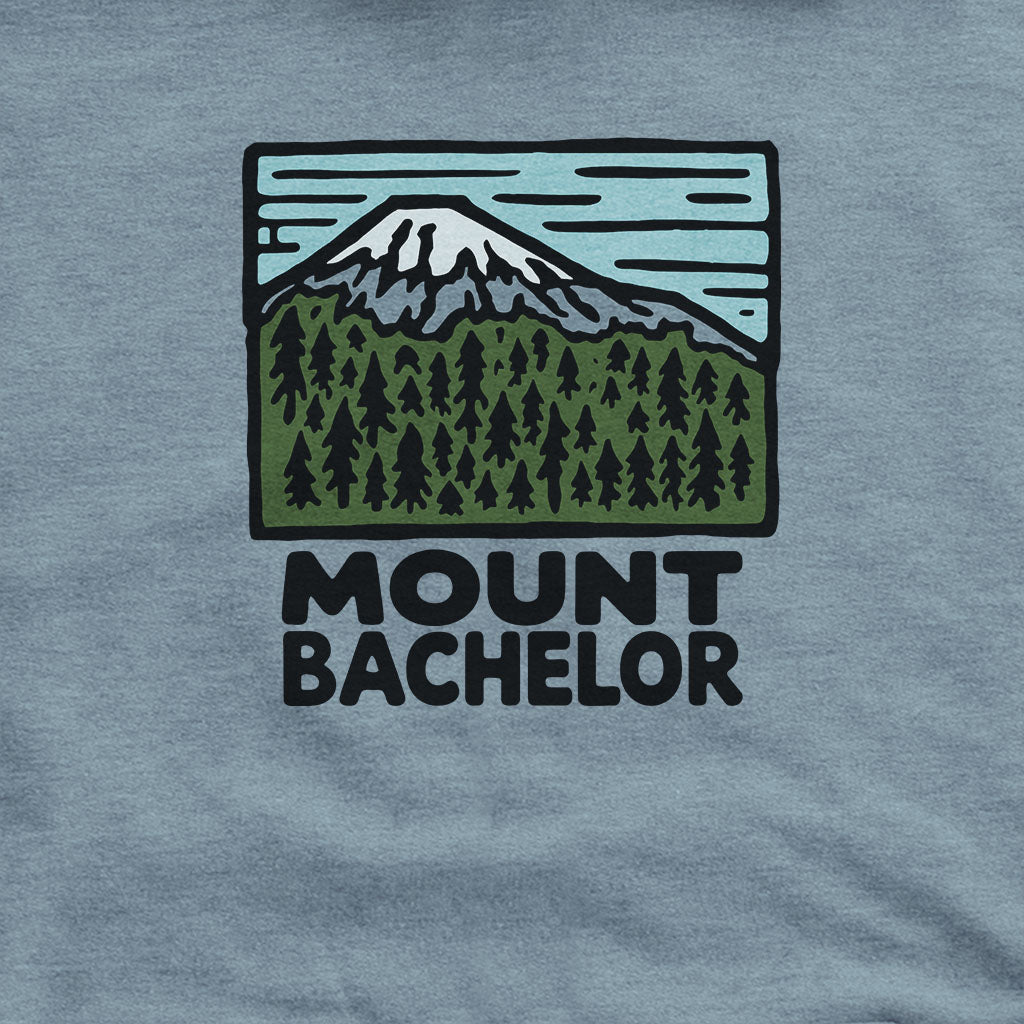 Mount Bachelor Hoodie Adventure and Outdoors Themed Hoodie