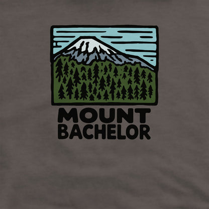 Mount Bachelor Crewneck Sweatshirt Adventure and Outdoors Themed Sweatshirt