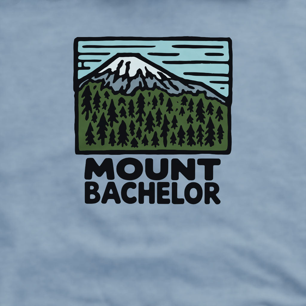 Mount Bachelor Crewneck Sweatshirt Adventure and Outdoors Themed Sweatshirt