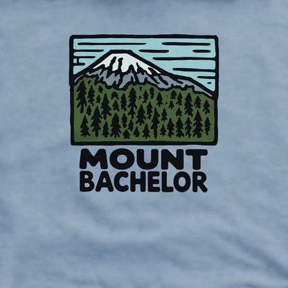 Mount Bachelor Crewneck Sweatshirt Adventure and Outdoors Themed Sweatshirt