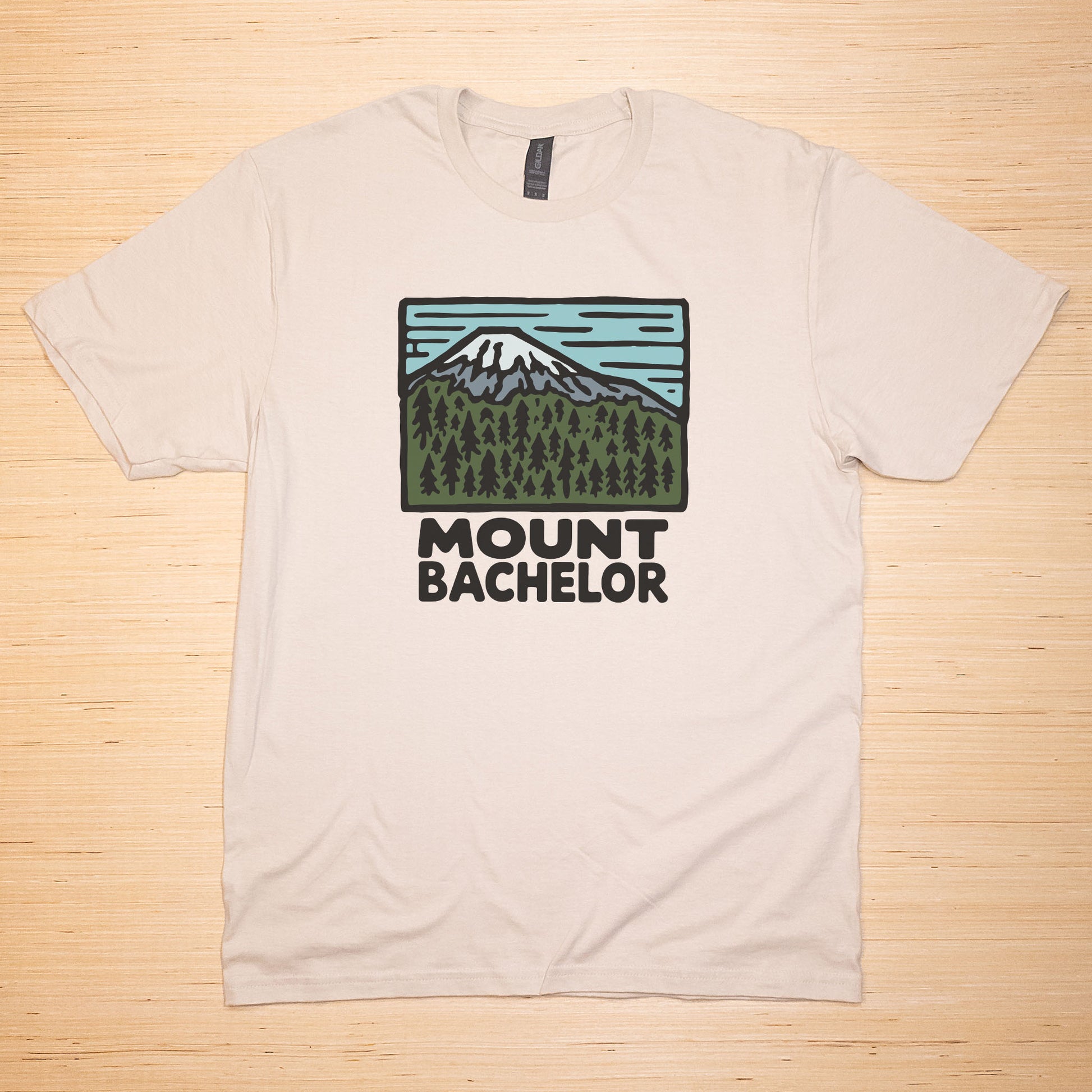 Mount Bachelor T-Shirt Adventure and Outdoors Themed T-Shirt