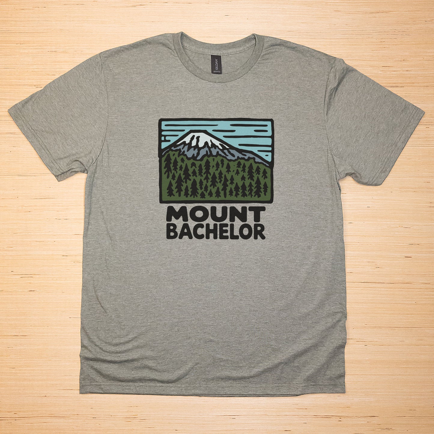 Mount Bachelor T-Shirt Adventure and Outdoors Themed T-Shirt