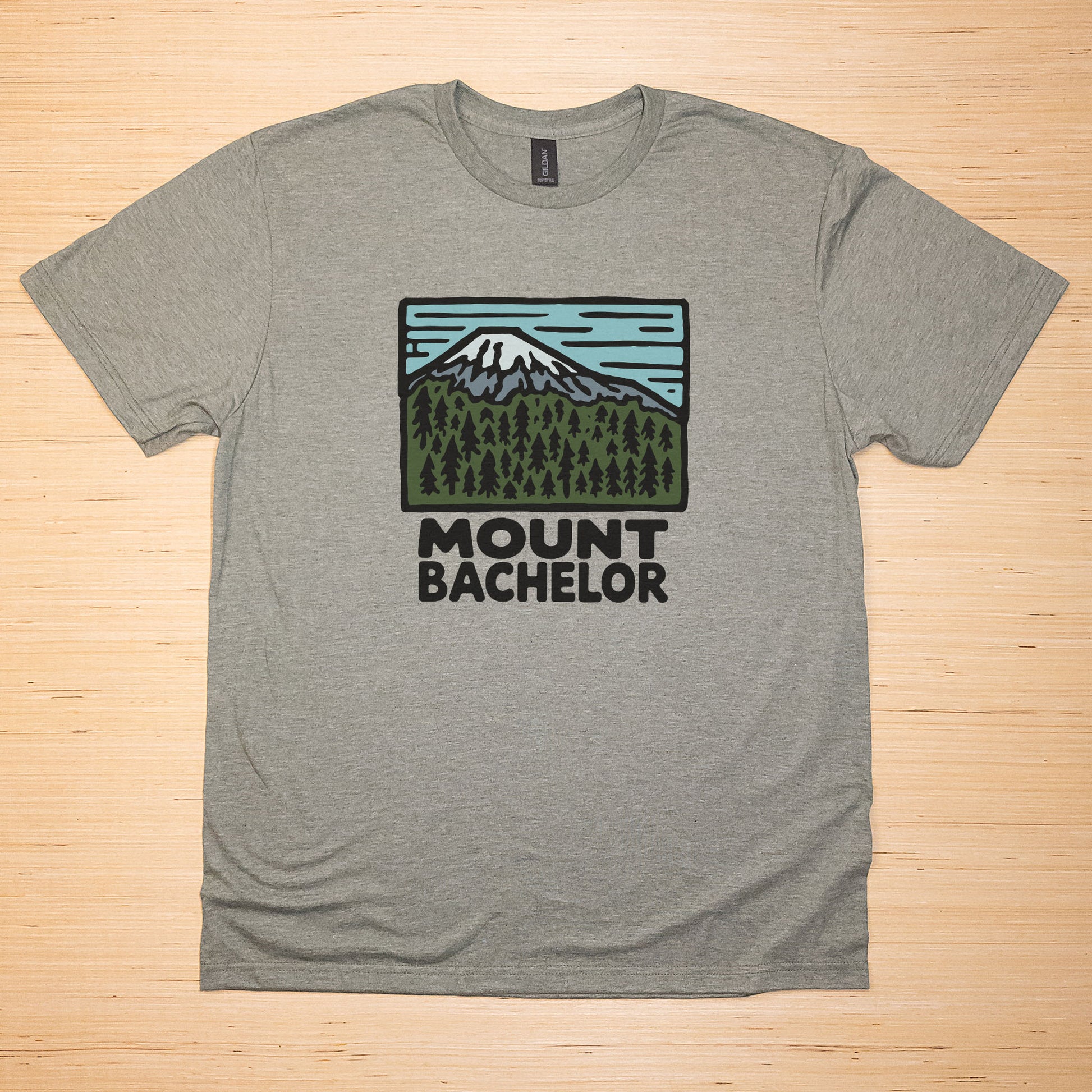 Mount Bachelor T-Shirt Adventure and Outdoors Themed T-Shirt