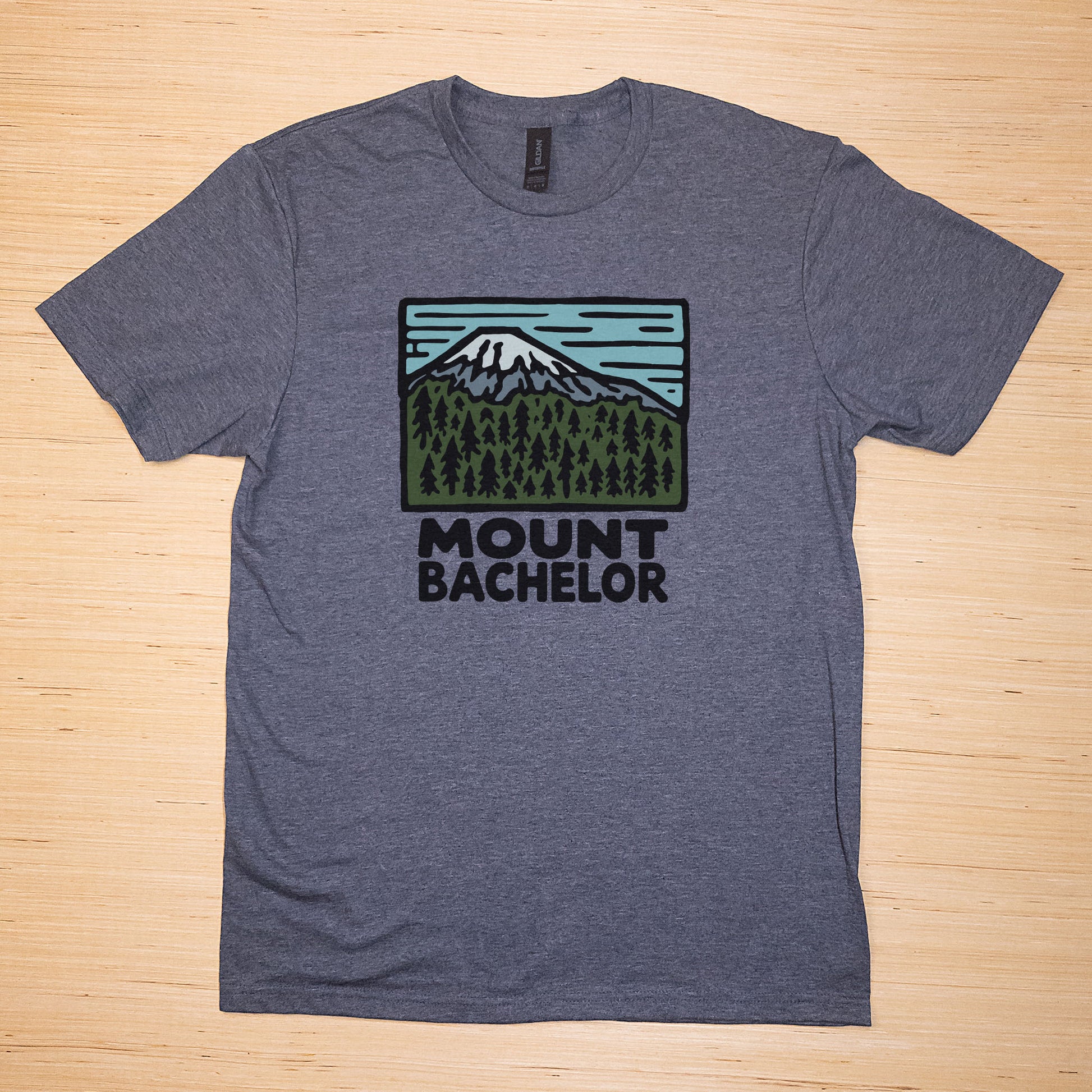 Mount Bachelor T-Shirt Adventure and Outdoors Themed T-Shirt