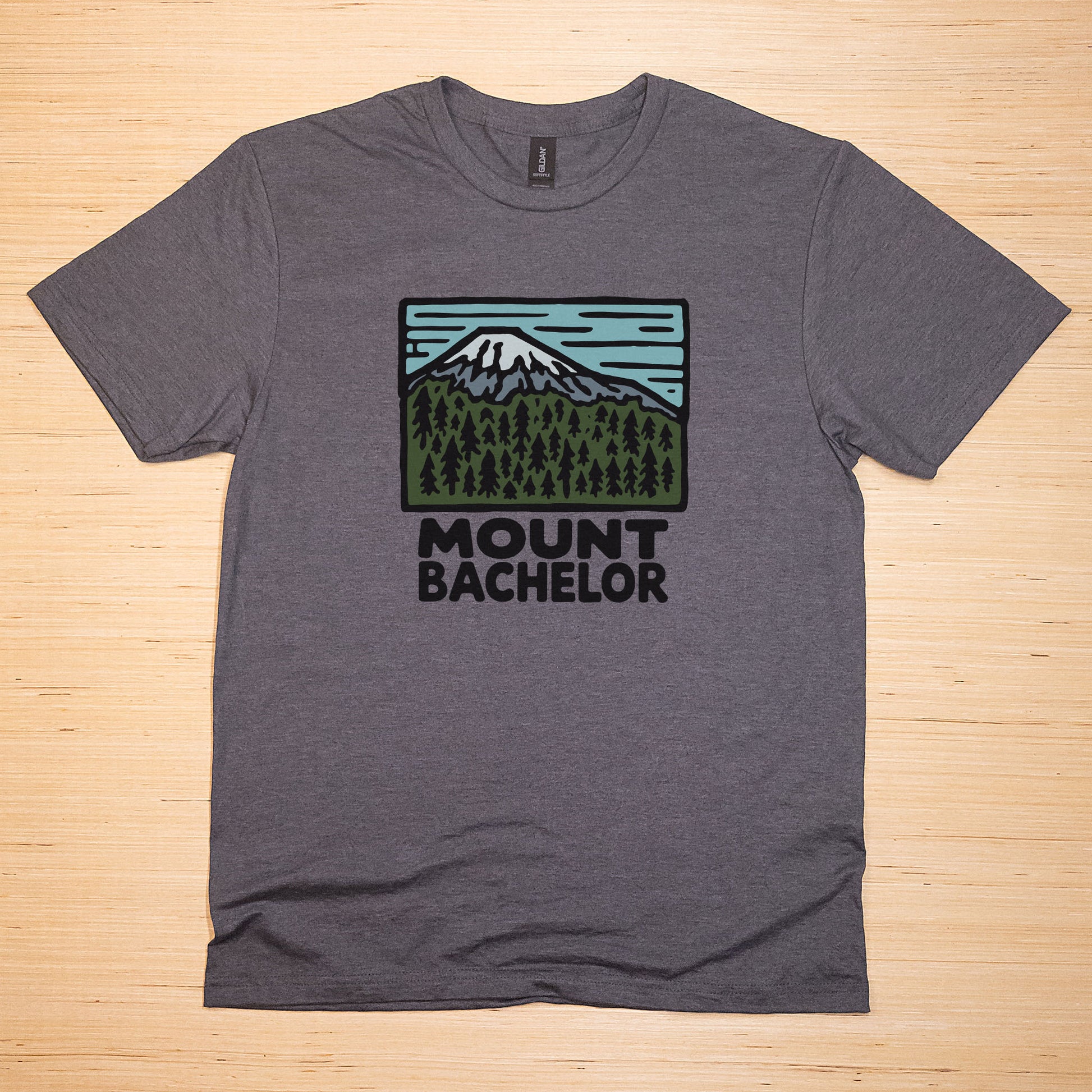 Mount Bachelor T-Shirt Adventure and Outdoors Themed T-Shirt