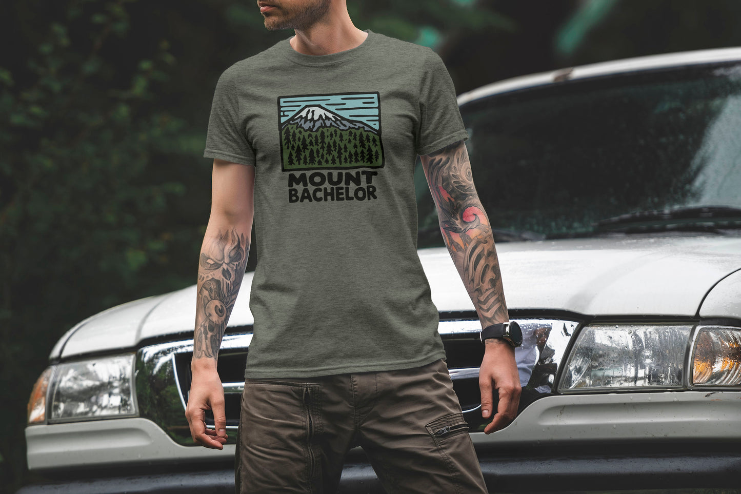 Mount Bachelor T-Shirt Adventure and Outdoors Themed T-Shirt
