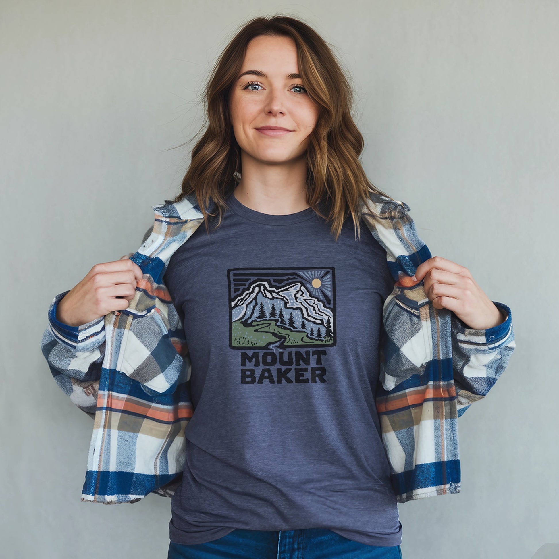 Mount Baker T-Shirt Adventure and Outdoors Themed T-Shirt
