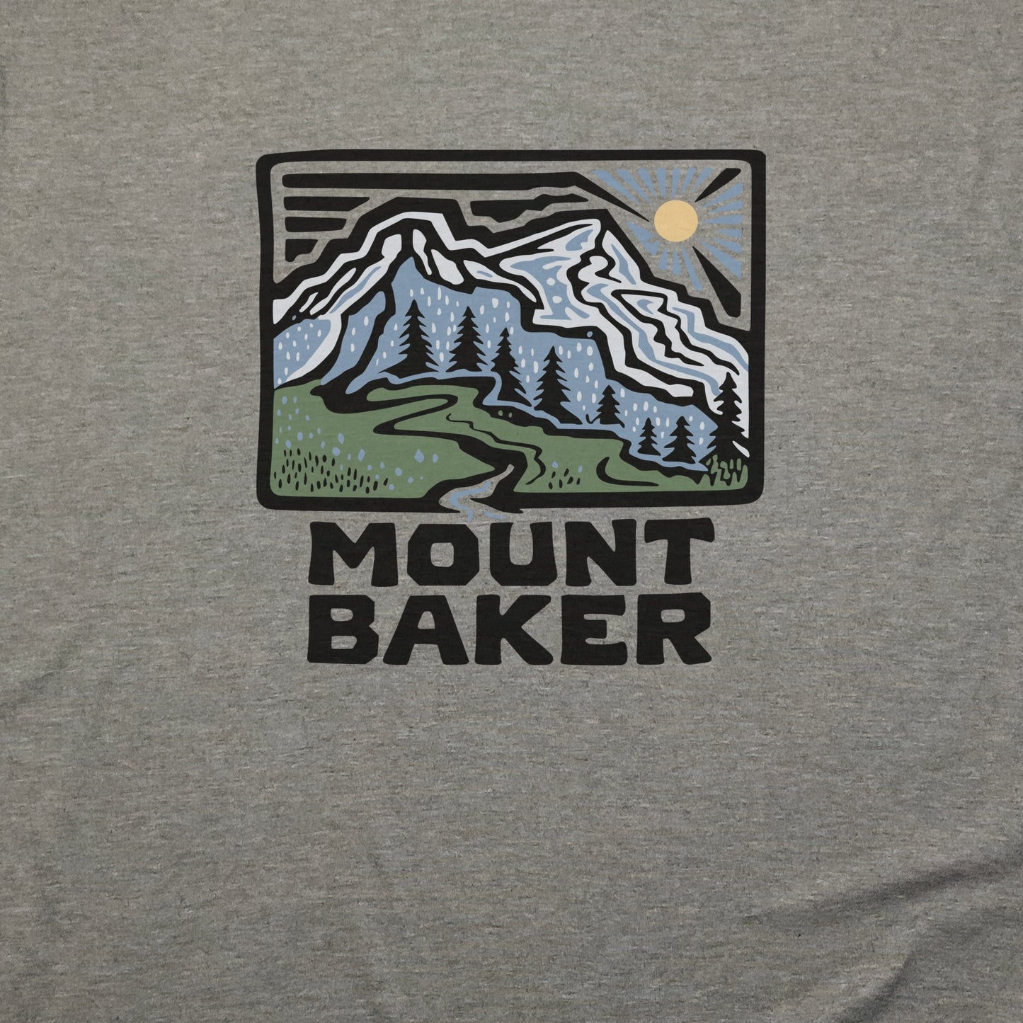 Mount Baker T-Shirt Adventure and Outdoors Themed T-Shirt