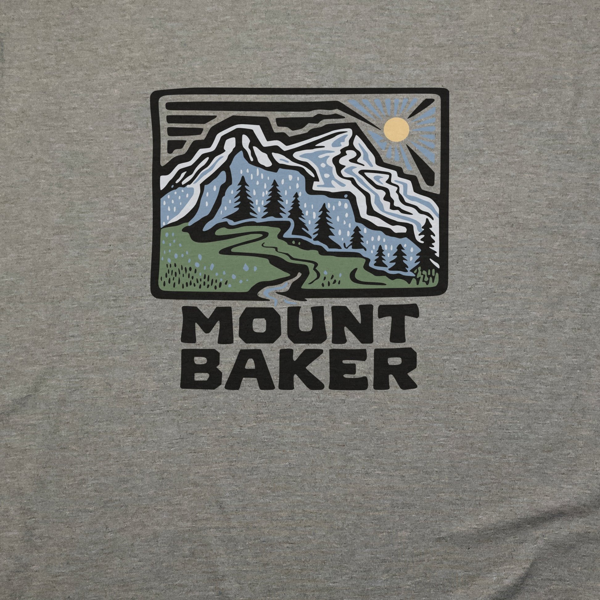 Mount Baker T-Shirt Adventure and Outdoors Themed T-Shirt