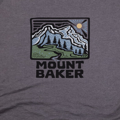 Mount Baker T-Shirt Adventure and Outdoors Themed T-Shirt