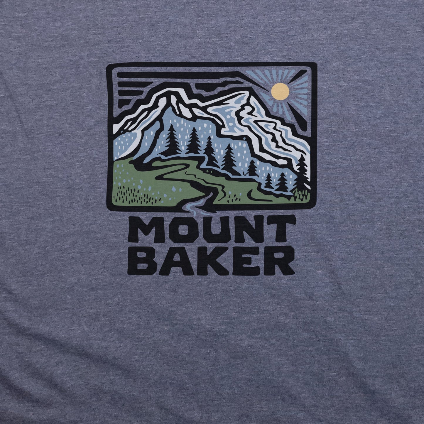 Mount Baker T-Shirt Adventure and Outdoors Themed T-Shirt