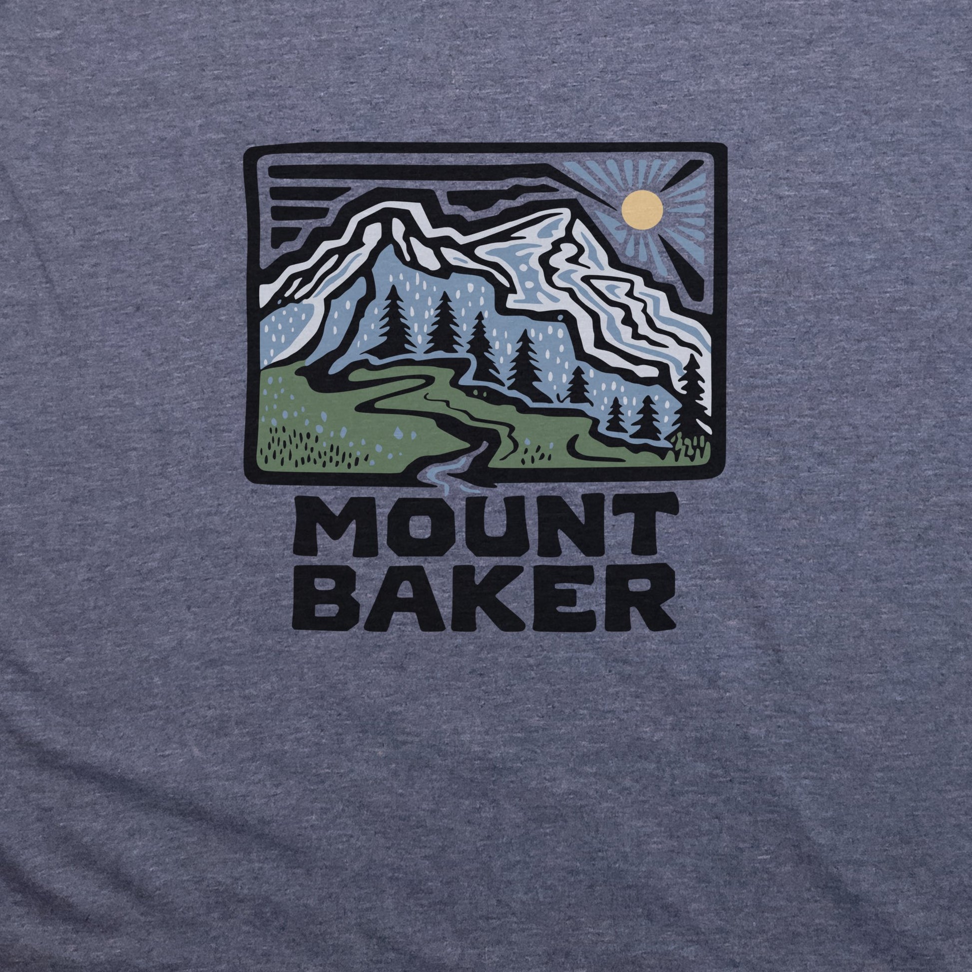 Mount Baker T-Shirt Adventure and Outdoors Themed T-Shirt