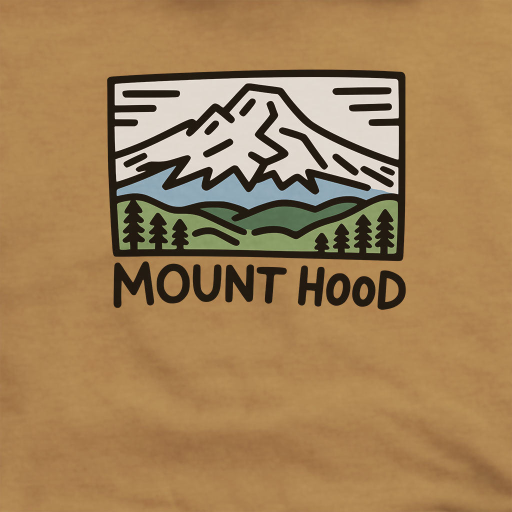 Mount Hood Hoodie Adventure and Outdoors Themed Hoodie