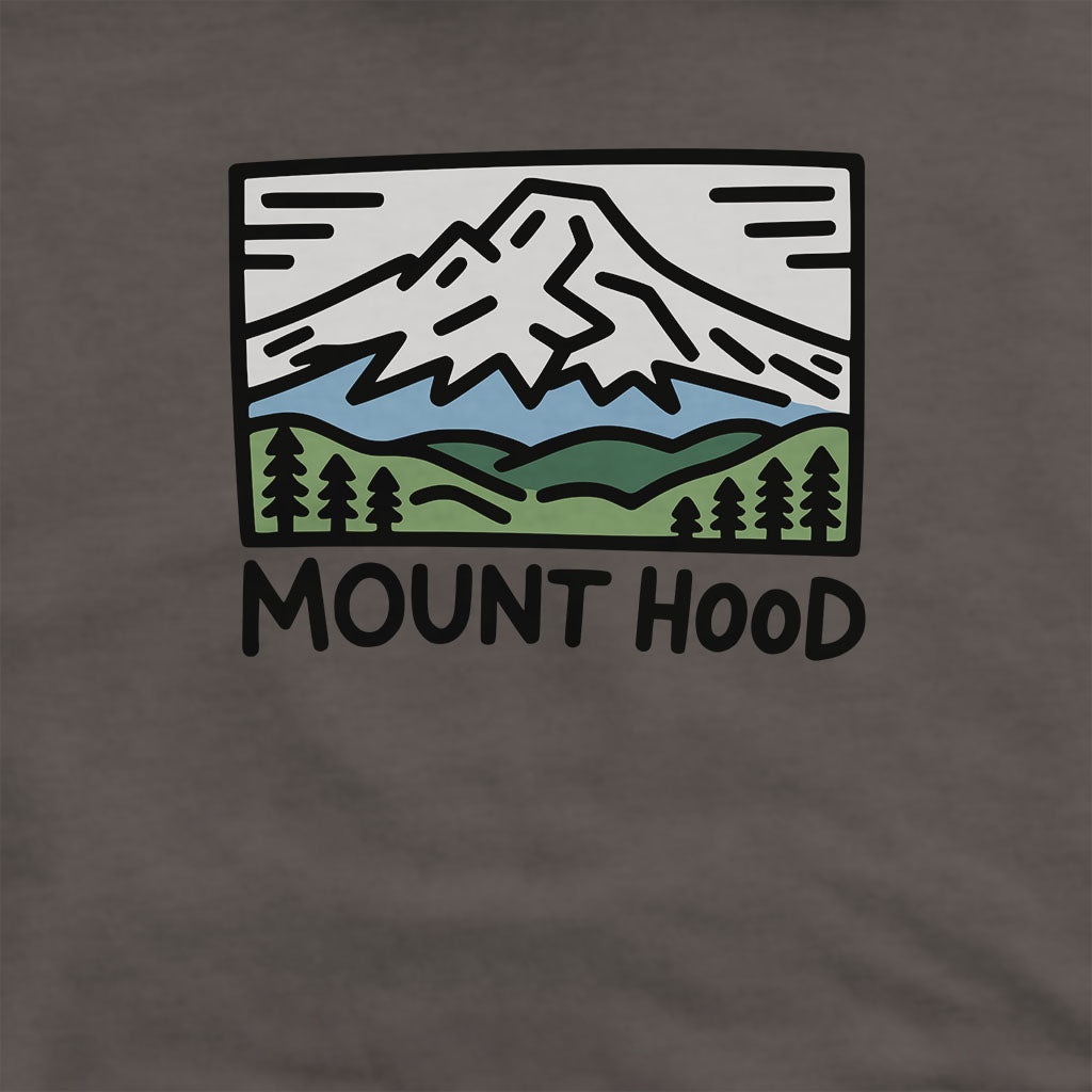 Mount Hood Hoodie Adventure and Outdoors Themed Hoodie