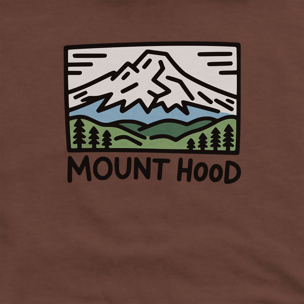 Mount Hood Hoodie Adventure and Outdoors Themed Hoodie