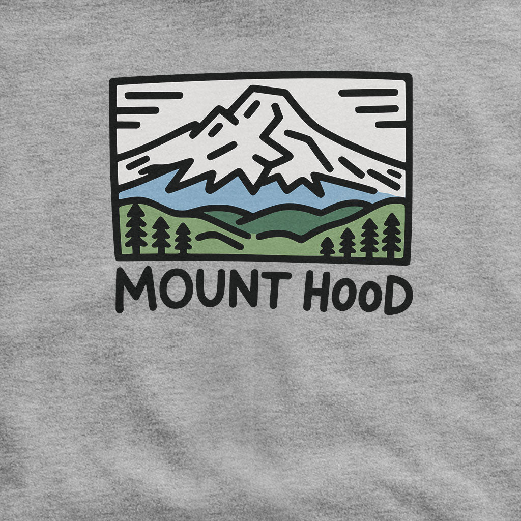 Mount Hood Hoodie Adventure and Outdoors Themed Hoodie