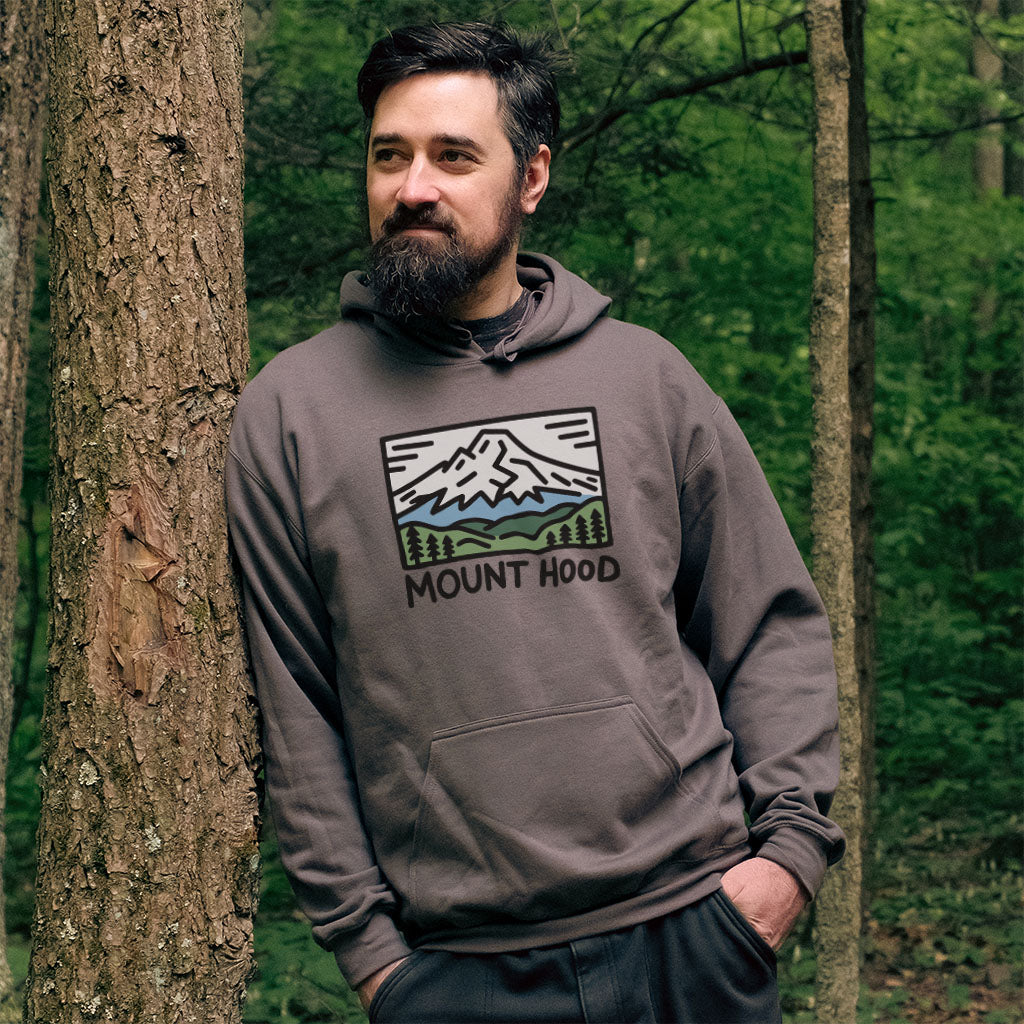 Mount Hood Hoodie Adventure and Outdoors Themed Hoodie