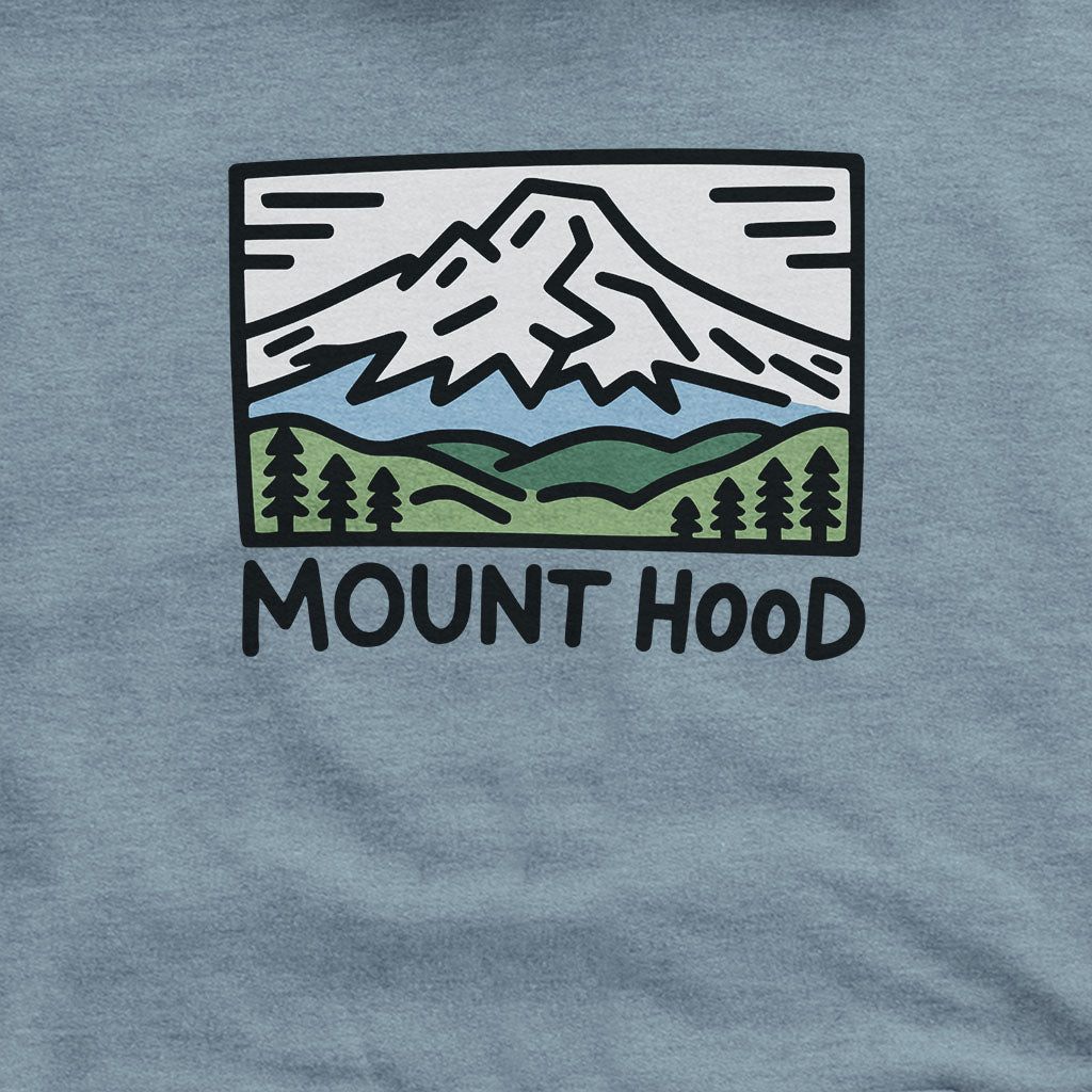 Mount Hood Hoodie Adventure and Outdoors Themed Hoodie