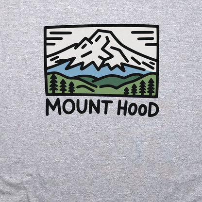 Mount Hood Crewneck Sweatshirt Adventure and Outdoors Themed Sweatshirt