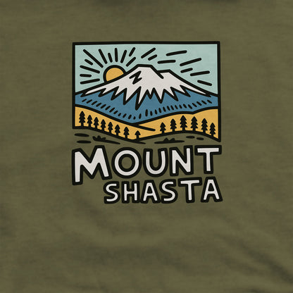 Mount Shasta Hoodie Adventure and Outdoors Themed Hoodie