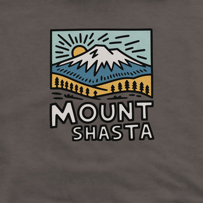 Mount Shasta Hoodie Adventure and Outdoors Themed Hoodie