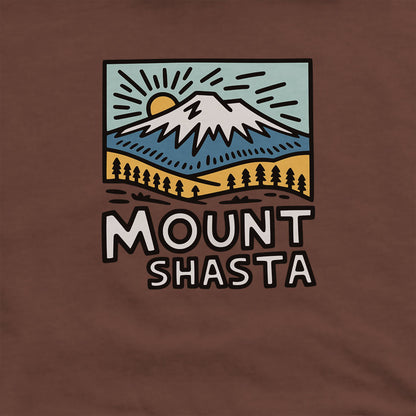 Mount Shasta Hoodie Adventure and Outdoors Themed Hoodie