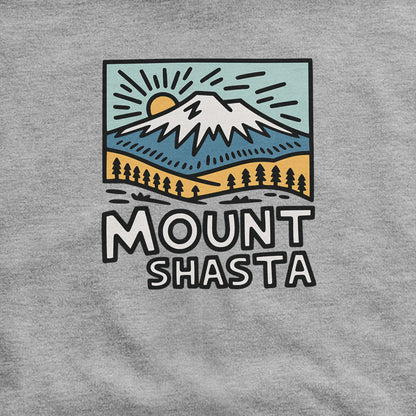 Mount Shasta Hoodie Adventure and Outdoors Themed Hoodie
