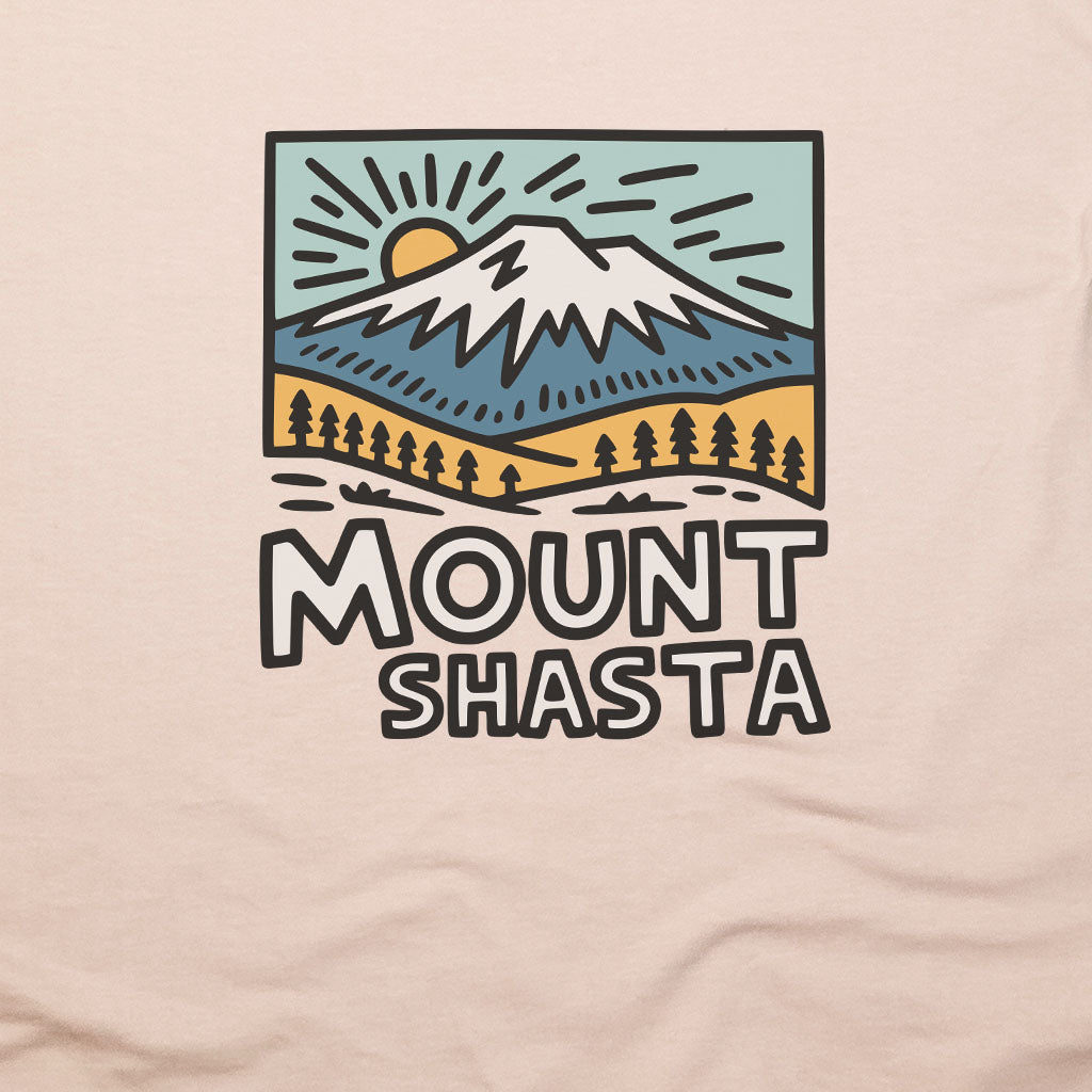 Mount Shasta T-Shirt Adventure and Outdoors Themed T-Shirt