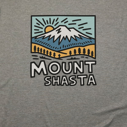 Mount Shasta T-Shirt Adventure and Outdoors Themed T-Shirt