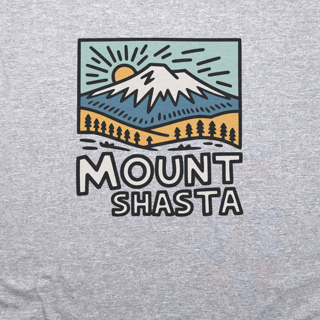 Mount Shasta T-Shirt Adventure and Outdoors Themed T-Shirt