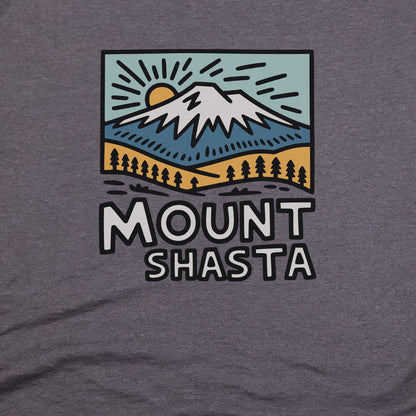 Mount Shasta T-Shirt Adventure and Outdoors Themed T-Shirt