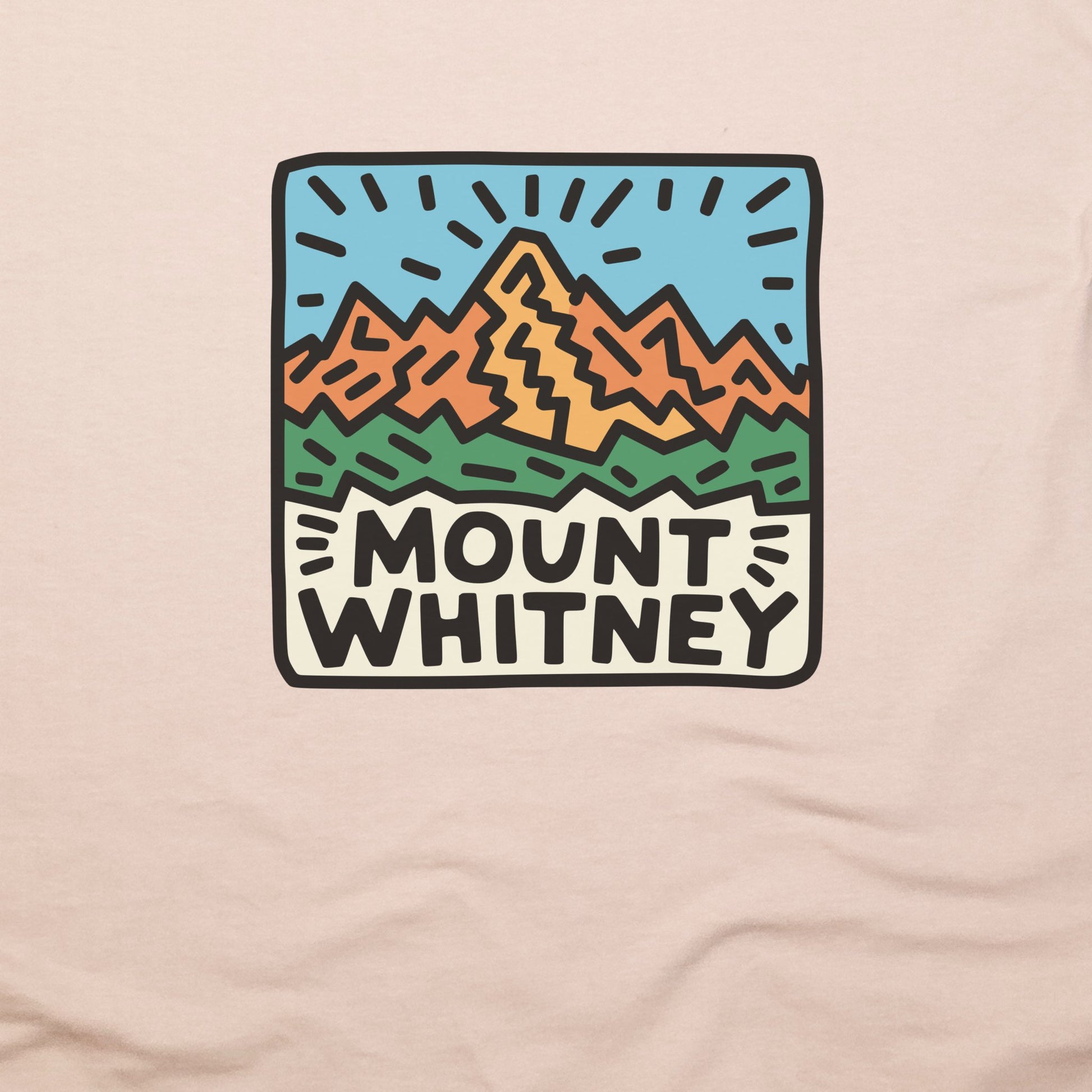 Mount Whitney T-Shirt Adventure and Outdoors Themed T-Shirt