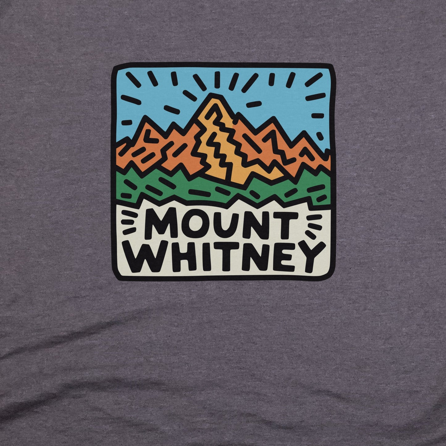 Mount Whitney T-Shirt Adventure and Outdoors Themed T-Shirt